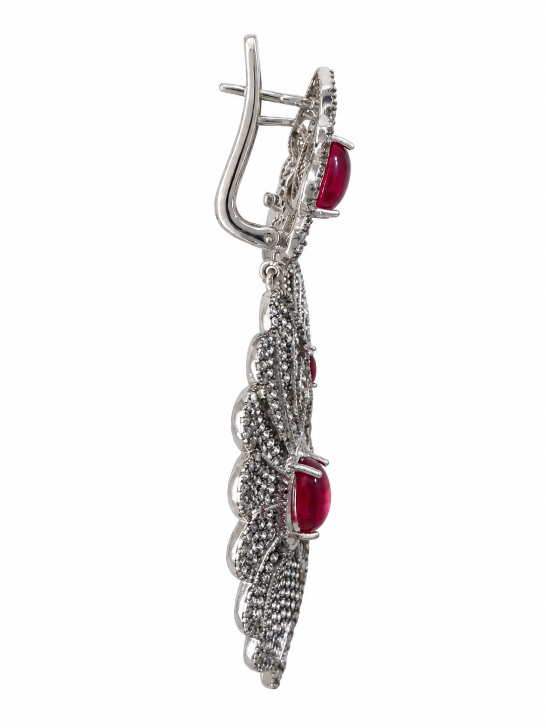 Aretes Antalya Rubí