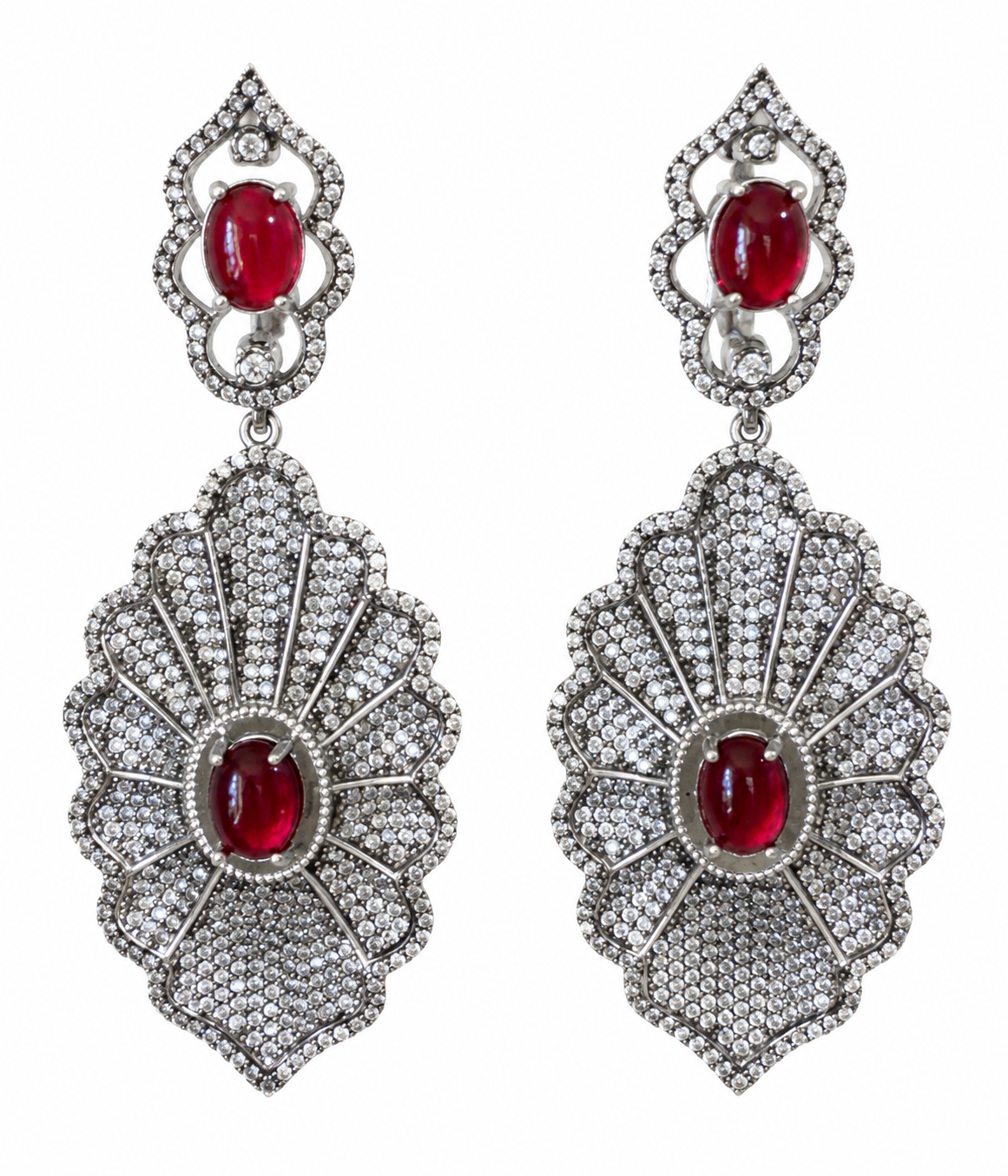 Aretes Antalya Rubí