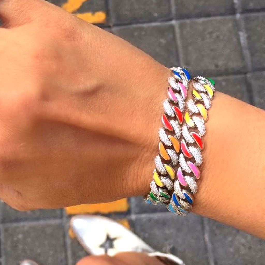 Brazalete Eslabón Arcoiris