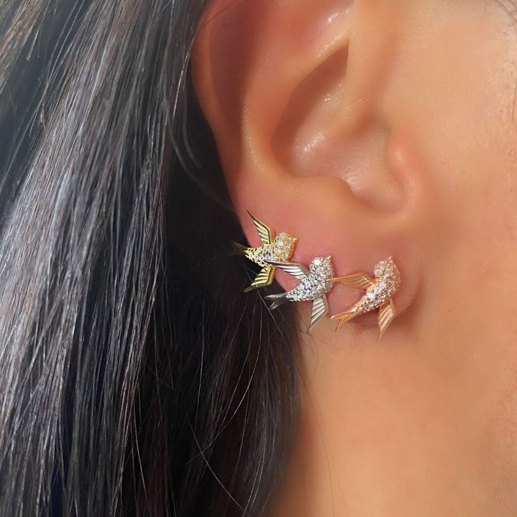 Broquel Golondrina plata