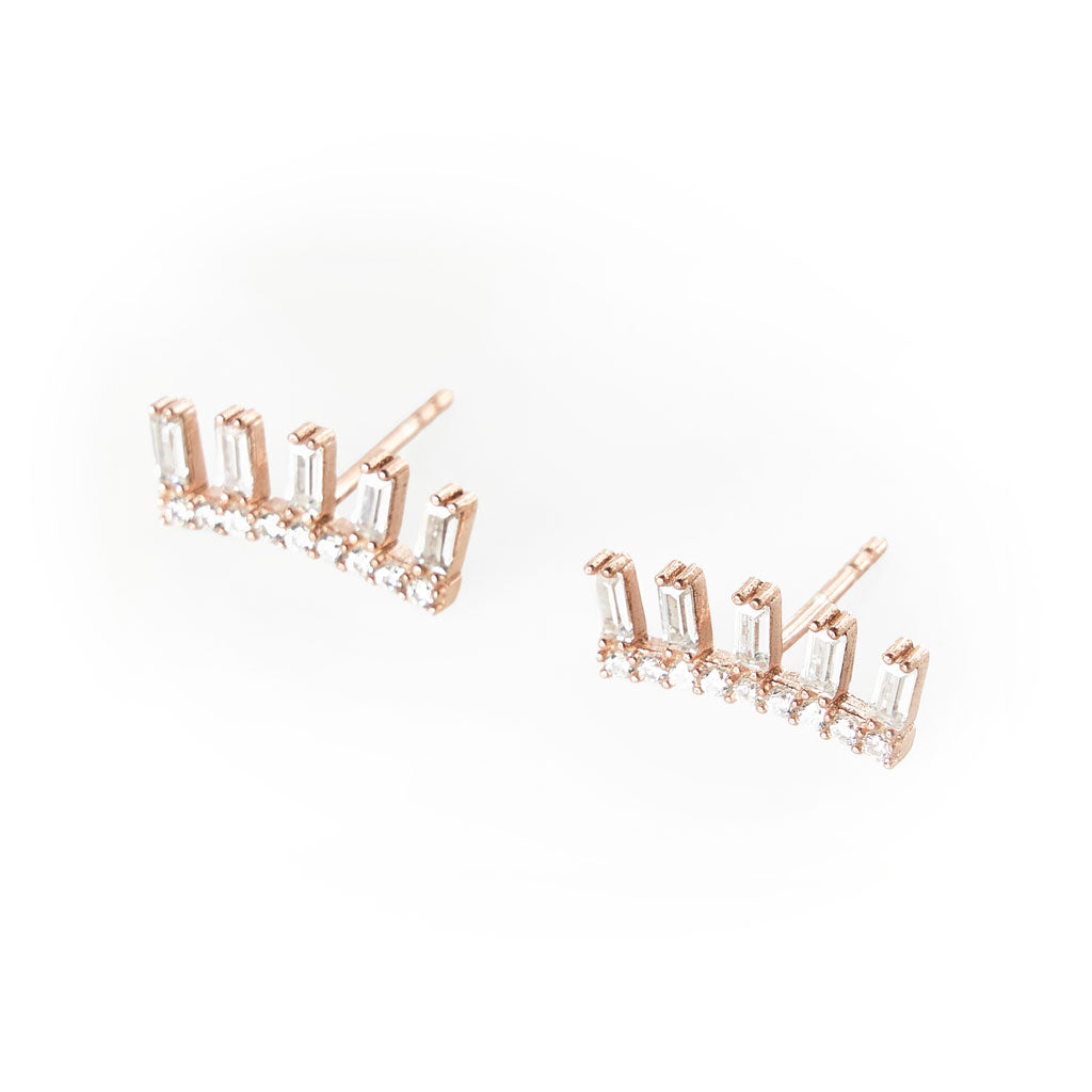 Broquel pestaña oro rosa