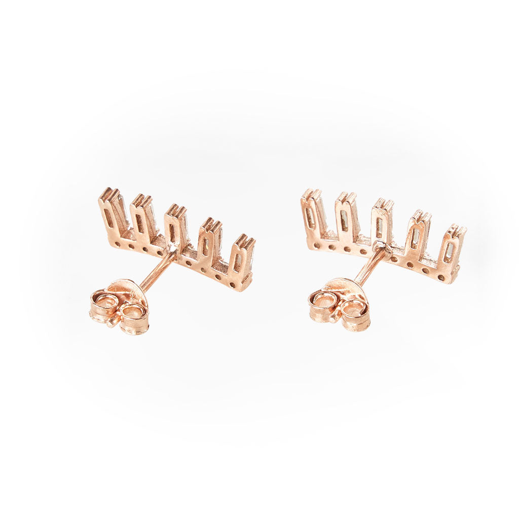 Broquel pestaña oro rosa