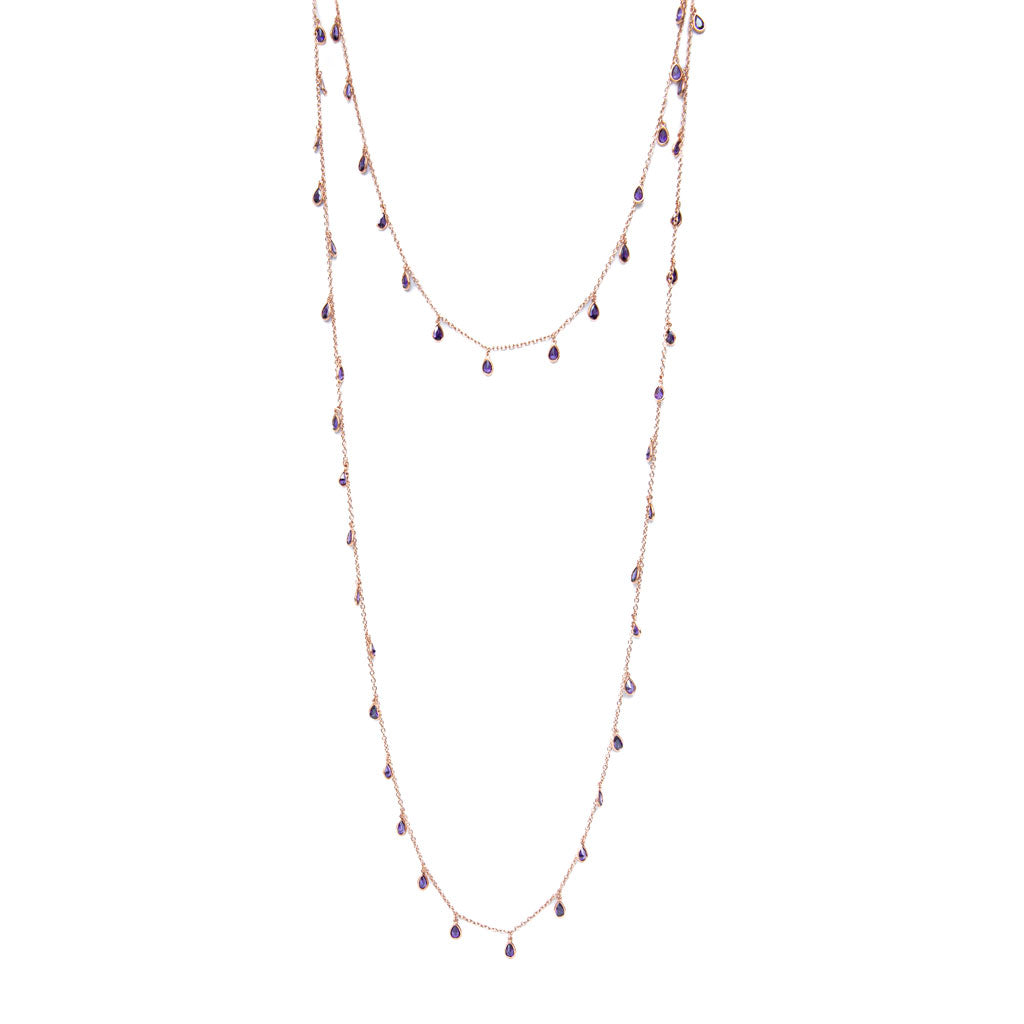 Collar Lagrimas de Granate