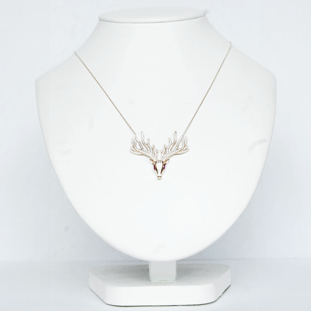 Collar Ciervo Rosa