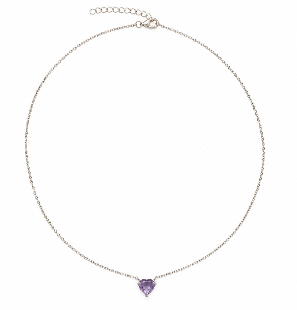 Collar corazóncito lila