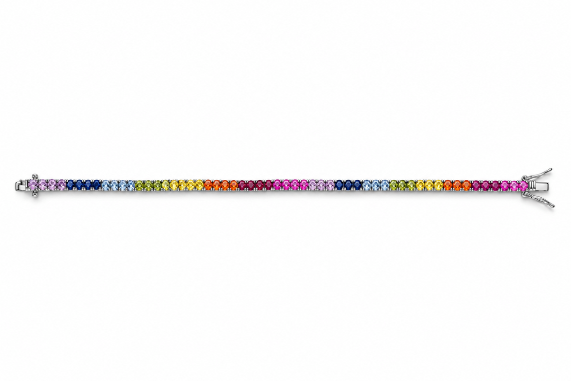 Brazalete Tennis 3 mm broche engarzado