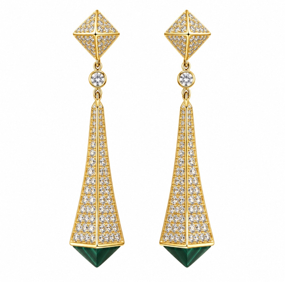 Aretes Malaquita de Estambul
