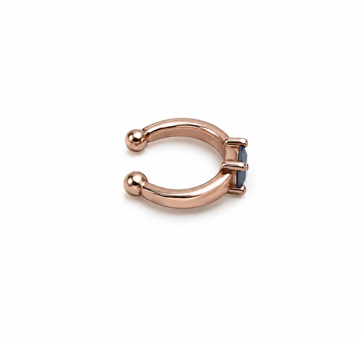 Earcuff Solitario Zafiro