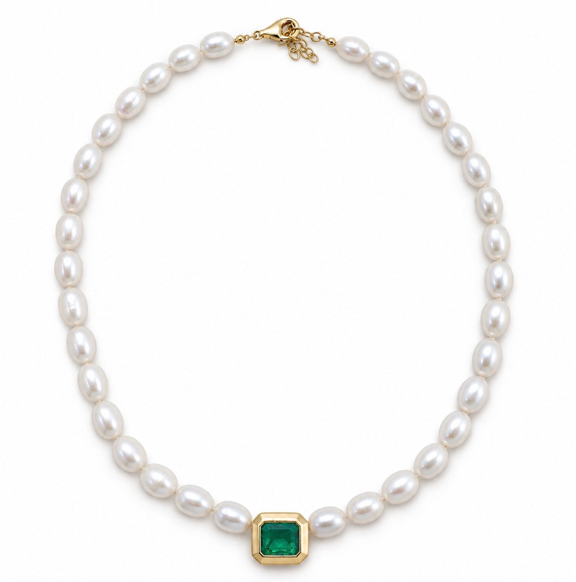 Collar Perlas Paraiba