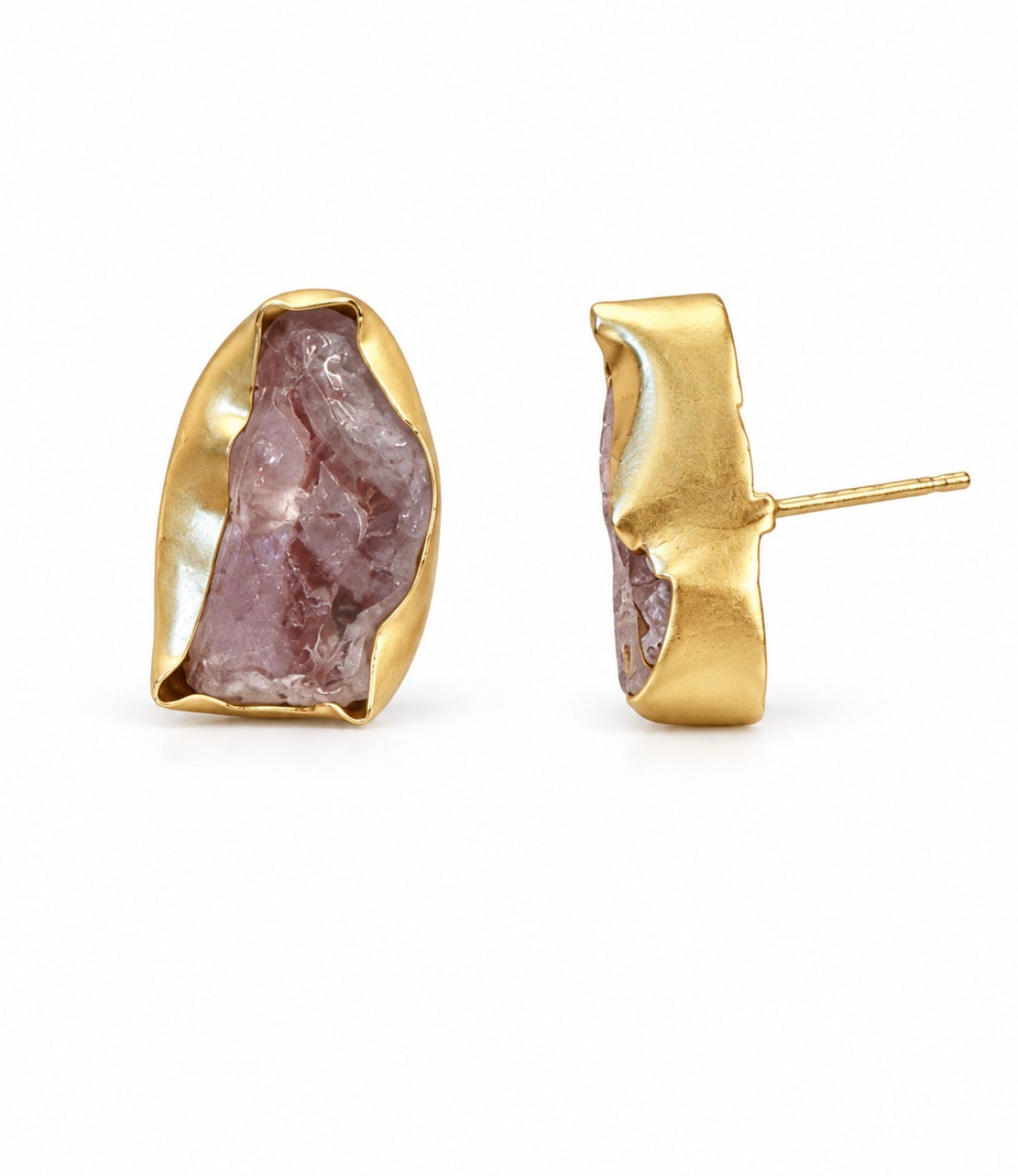 Aretes Cubo Cuarzo