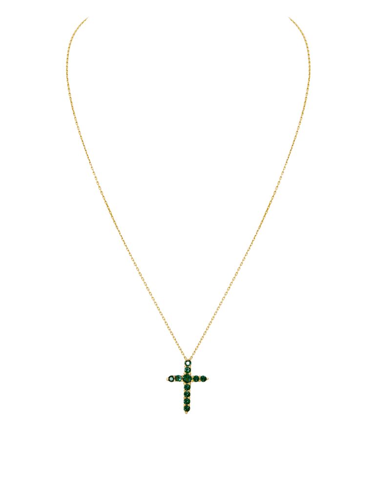 Collar Cruz Esmeralda