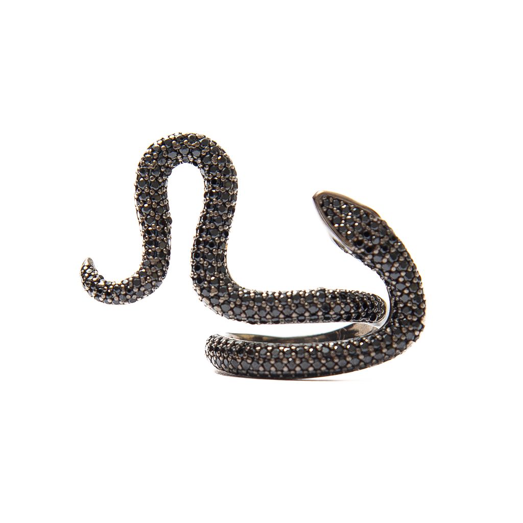 Anillo Serpiente Laberinto Onix