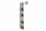 Aretes Cascada arcoiris
