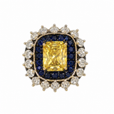 Anillo Grulla zafiro