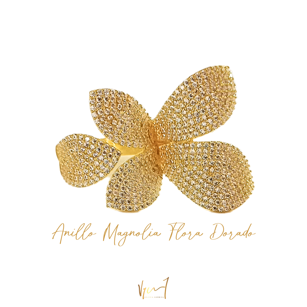 Anillo Magnolia Flora