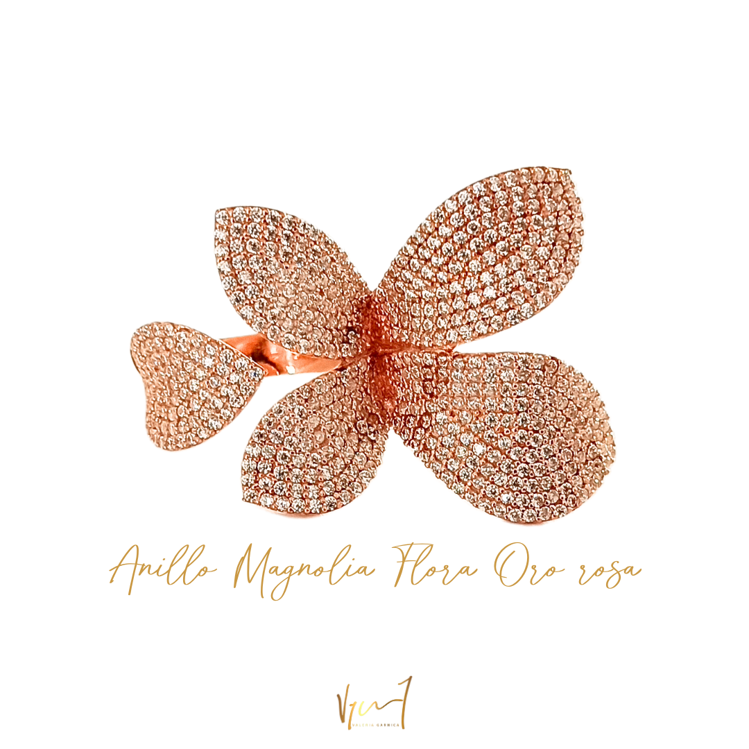 Anillo Magnolia Flora