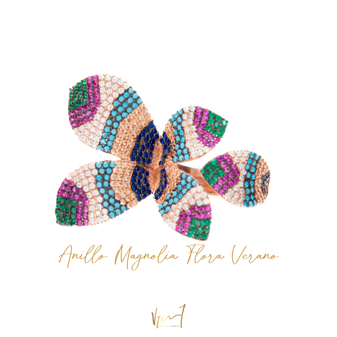 Anillos Magnolia Flora