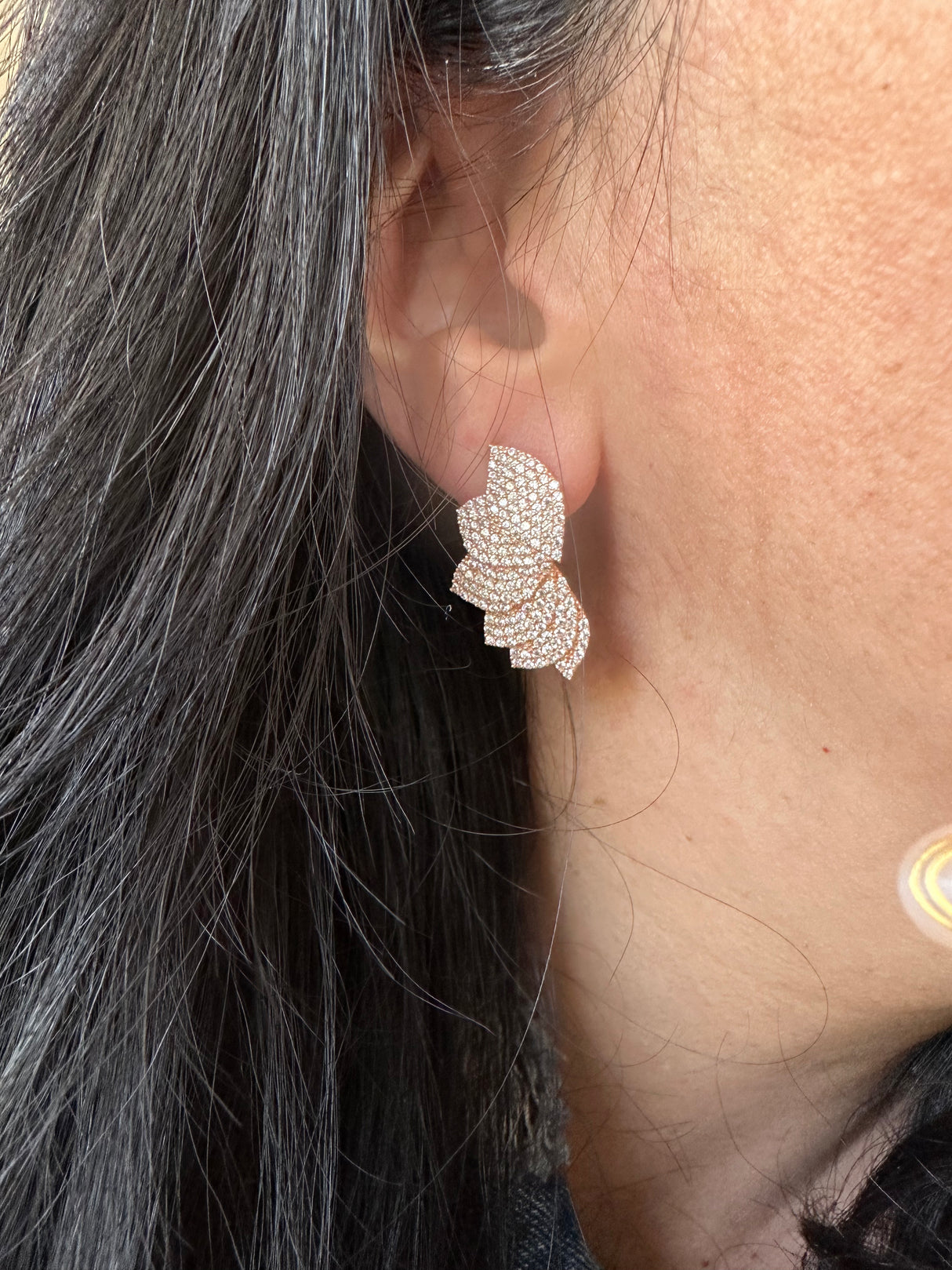 Aretes Petalo Chico