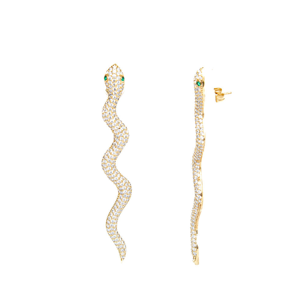 Aretes Serpentina Largo