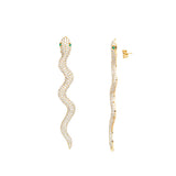 Aretes Serpentina Largo