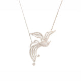 Collar Ave Fenix Plata