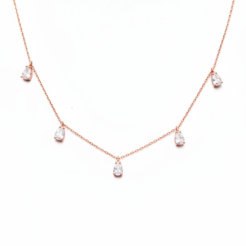 Collar Gotas de Lluvia