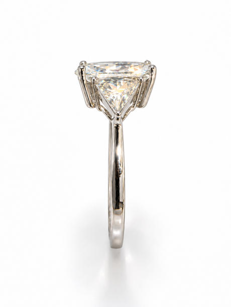 Anillo Ovalo moissanita