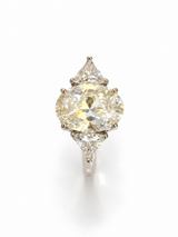 Anillo Ovalo moissanita