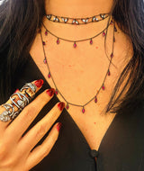 Collar Lagrimas de Granate