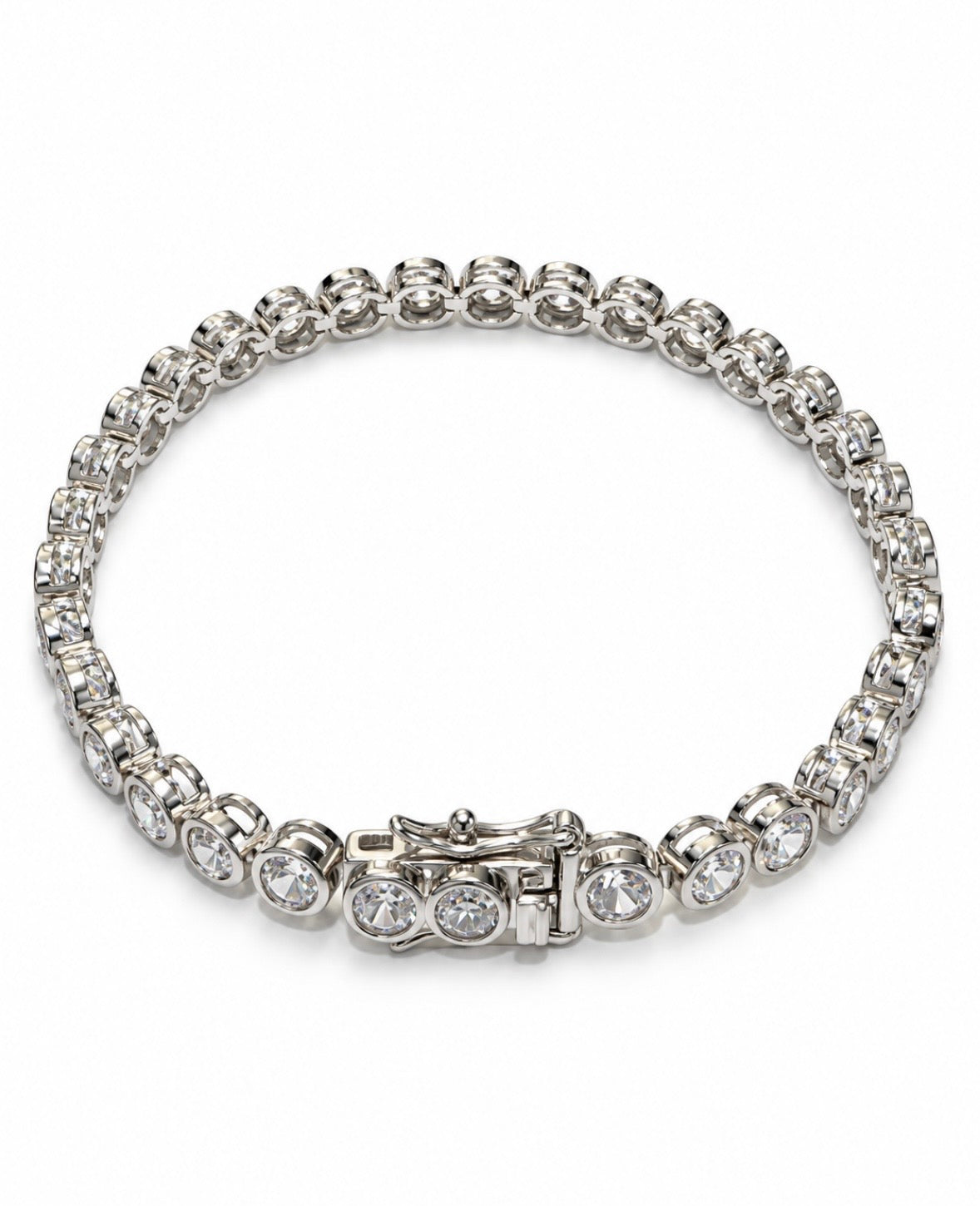 Brazalete Tennis Bezel 4mm