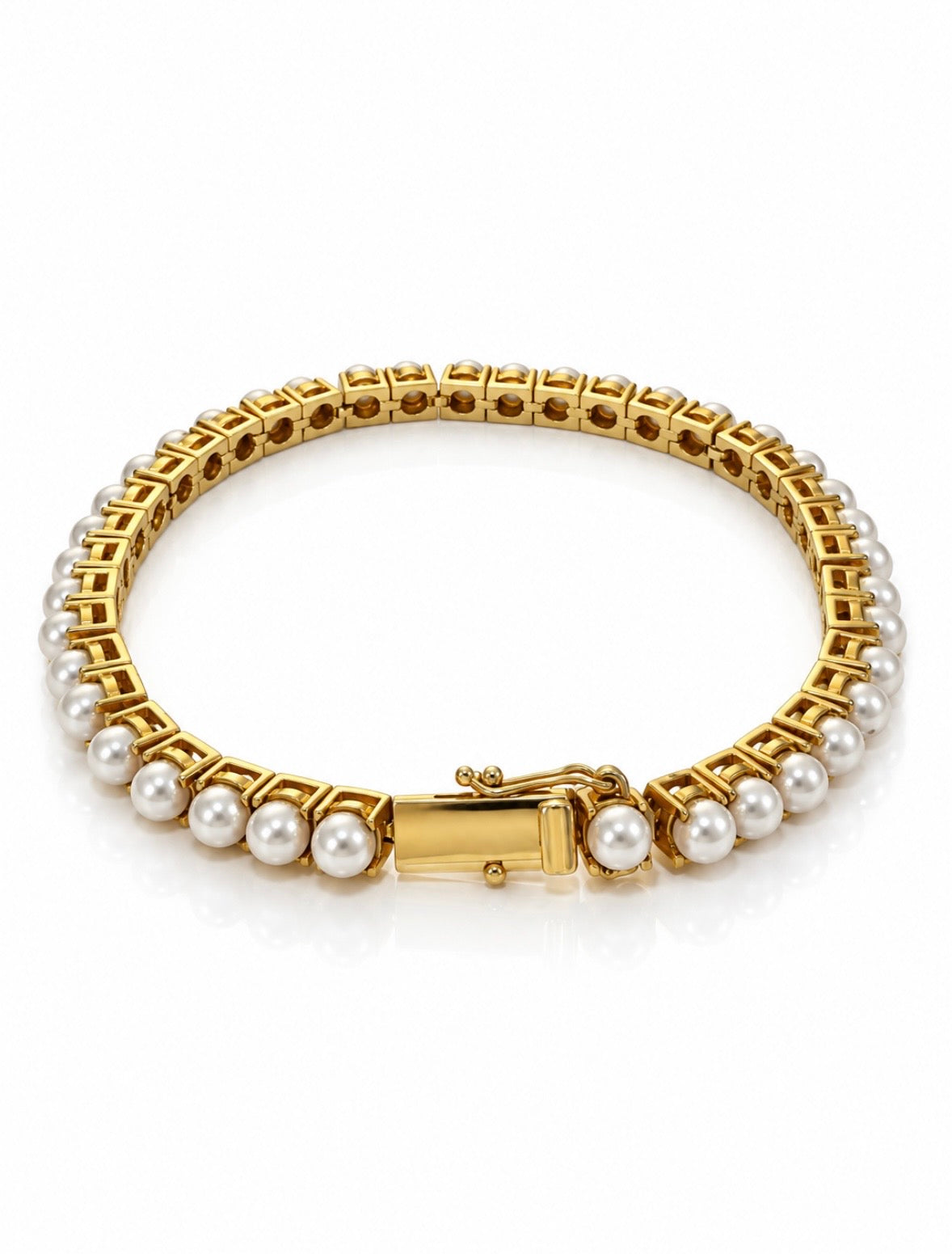 Brazaletes Tennis de Perlas