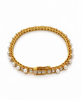 Brazalete Tennis mix de perlas