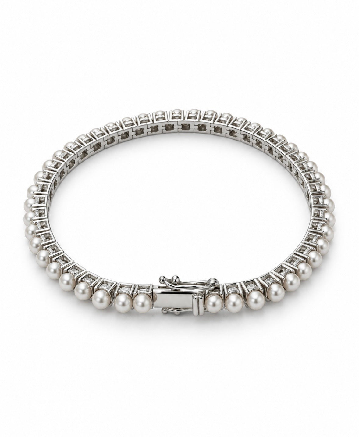 Brazaletes Tennis de Perlas