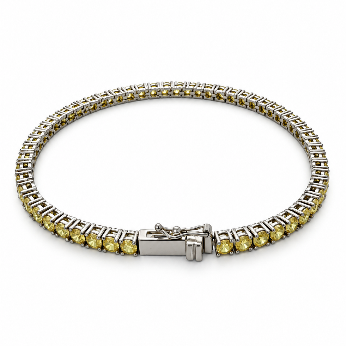 Brazalete Tennis  3 mm broche clásico