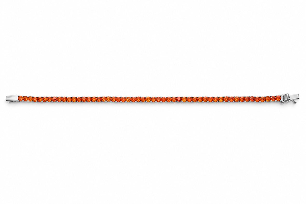 Brazalete Tennis  3 mm broche clásico