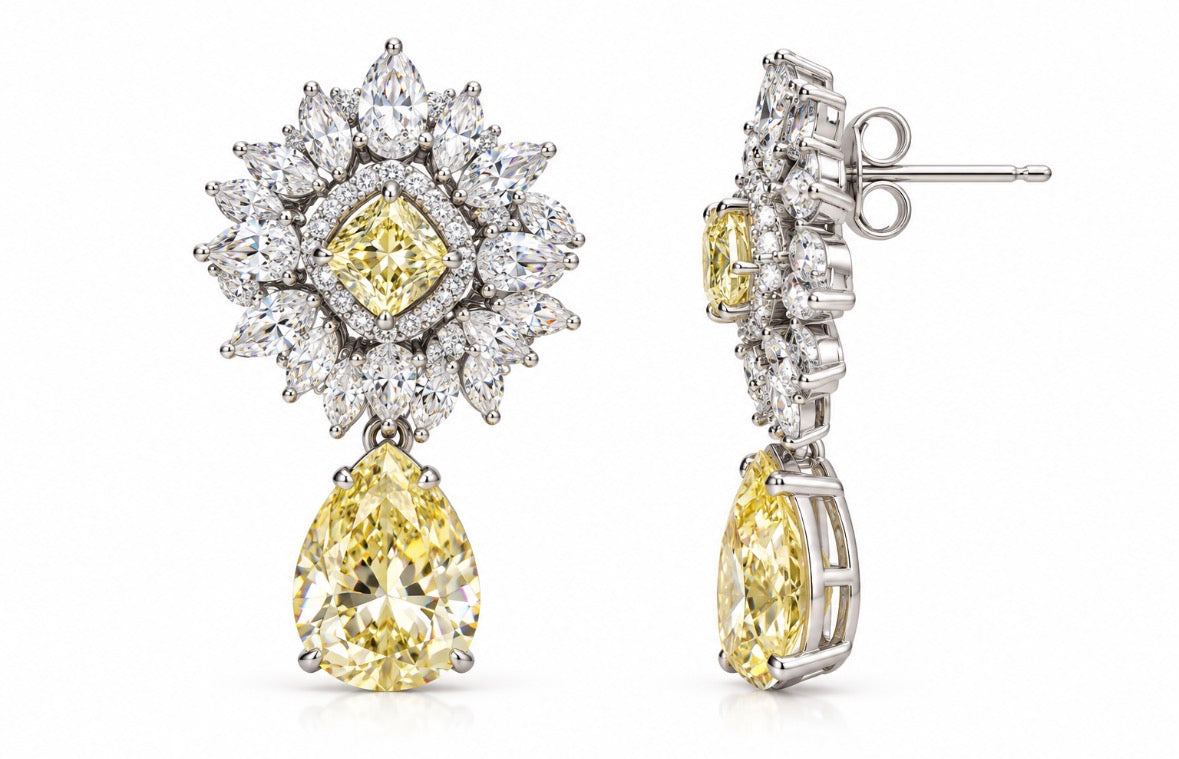 Aretes Crisantemo