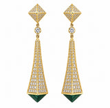 Aretes Malaquita de Estambul