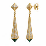 Aretes Malaquita de Estambul