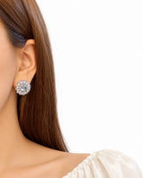 Aretes Moissanita Natural Azul