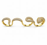 Anillo Serpiente Abundancia Dorado