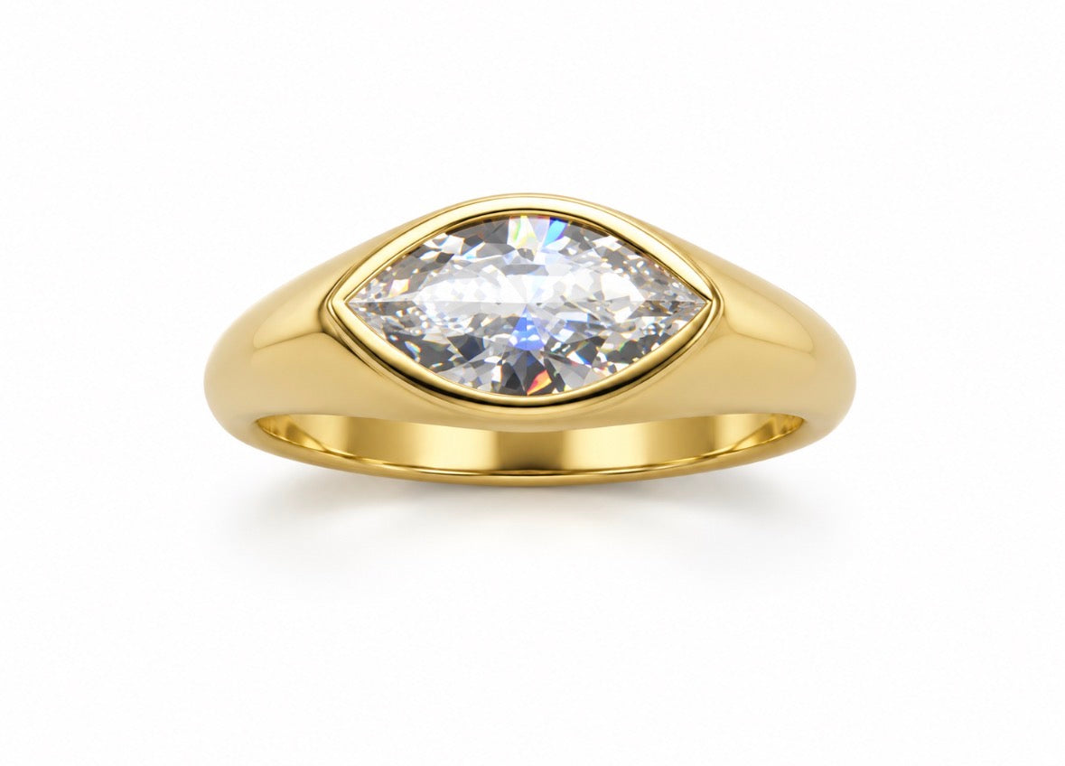Anillo Marrakech Moissanita