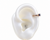 Earcuff  Solitario Zafiro