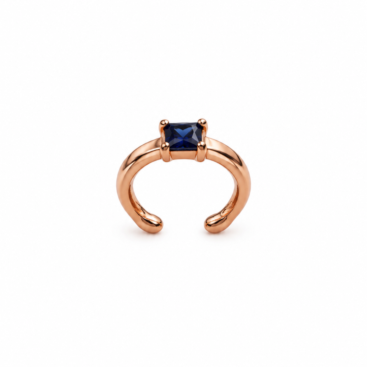 Earcuff  Solitario Zafiro