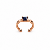 Earcuff  Solitario Zafiro