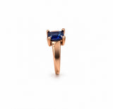 Earcuff  Solitario Zafiro