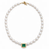 Collar Perlas Paraiba