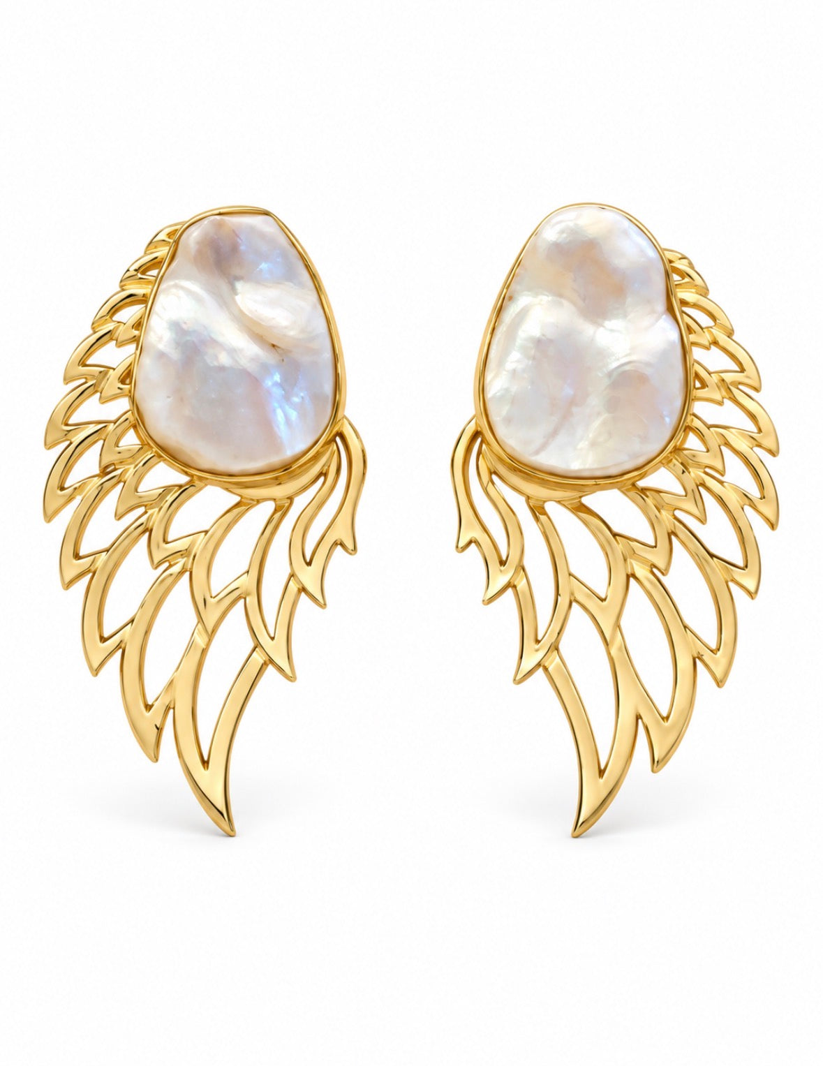Aretes Ala de perla