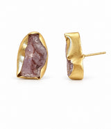 Aretes Cubo Cuarzo
