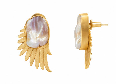 Aretes Ala de perla