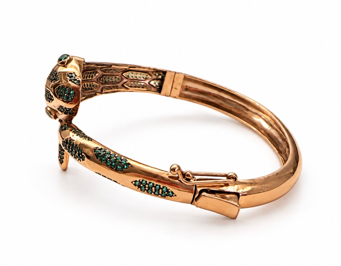 Brazalete Serpiente Samhara Oro Rosa